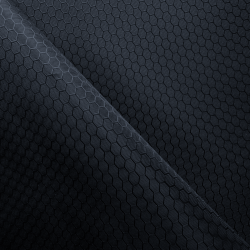 Ткань Оксфорд 300D PU Рип-Стоп СОТЫ, цвет Черный (на отрез)  в Петрозаводске