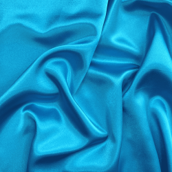*Ткань Атлас-сатин, цвет Голубой (на отрез)  в Петрозаводске