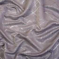 Ткань Блэкаут для штор светозатемняющая 75% &quot;Ледовое тиснение  Серый&quot;   в Петрозаводске