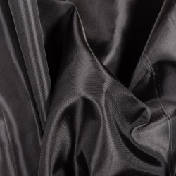 Ткань подкладочная Таффета 190Т, цвет Черный (на отрез)  в Петрозаводске