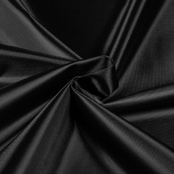 *Ткань Оксфорд 210D PU, цвет Черный (на отрез)  в Петрозаводске