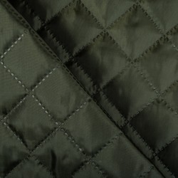 Стеганая подкладочная ткань с синтепоном (100гр/м2), цвет Хаки (на отрез)  в Петрозаводске