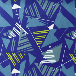 Ткань Оксфорд 210D PU, принт &quot;Лимонные треугольники&quot;   в Петрозаводске
