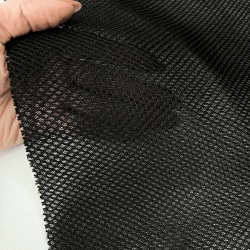 Сетка 3D трехслойная Air mesh 165 гр/м2, цвет Черный (на отрез)  в Петрозаводске