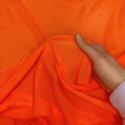 Трикотажная Сетка 75 г/м2, цвет Оранжевый (на отрез)  в Петрозаводске